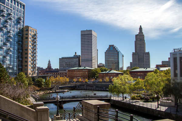 Die Skyline von Providence